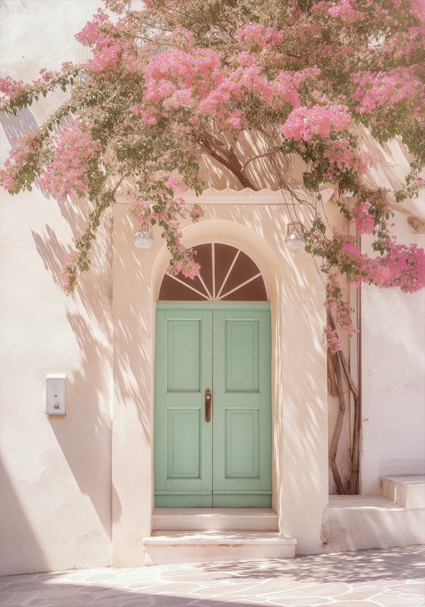 Pastel Doorway - Blooming Floral Entrance (NEW) - Posterbox