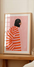 Woman With the Orange Stripes Plakat - Posterbox