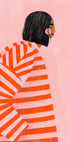 Woman With the Orange Stripes Plakat - Posterbox