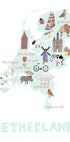 The Netherlands Illustration by Artist Carla Daly Plakat - Posterbox