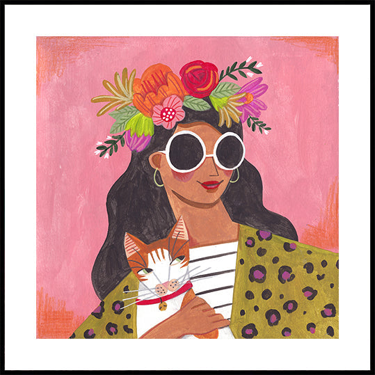 Cat lady Plakat - Posterbox
