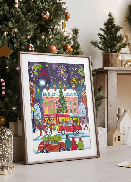 Christmas in the City Plakat - Posterbox