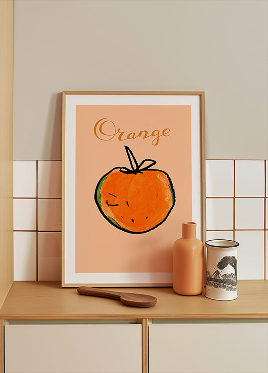 Sunny Citrus Bliss Plakat - Posterbox