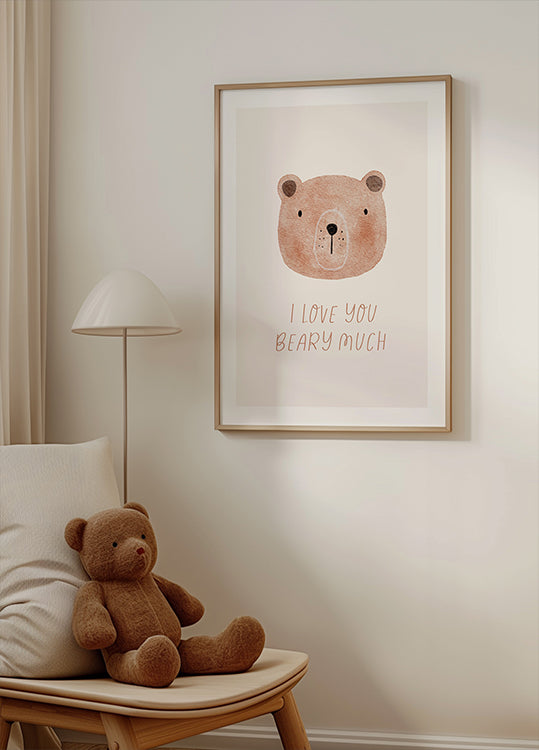 Baby - I Love You Beary Much Plakat - Posterbox