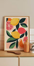 Citrus Fruit Illustration Plakat - Posterbox