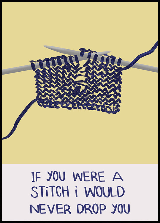 dropped stitches (NEW) - Posterbox