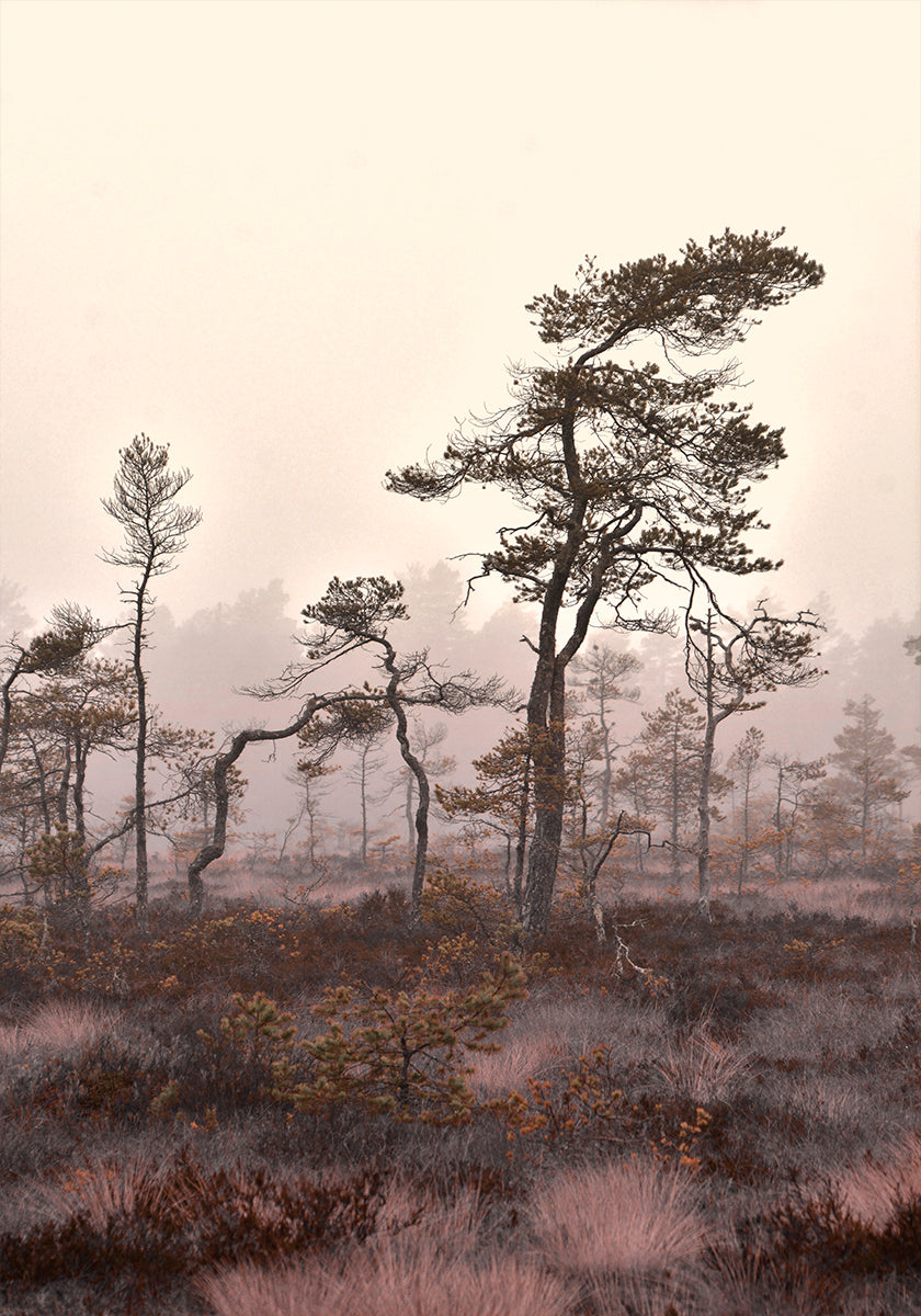 Sculpturel trees Plakat - Posterbox
