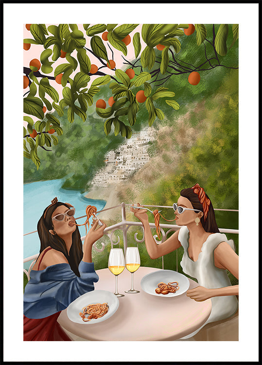 Tasting the Amalfi Breeze Plakat - Posterbox