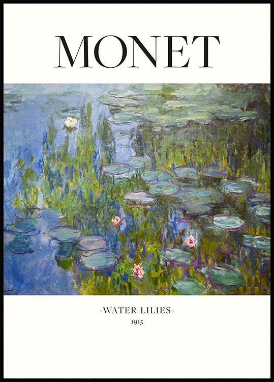 Water Lilies 1915 Plakat - Posterbox