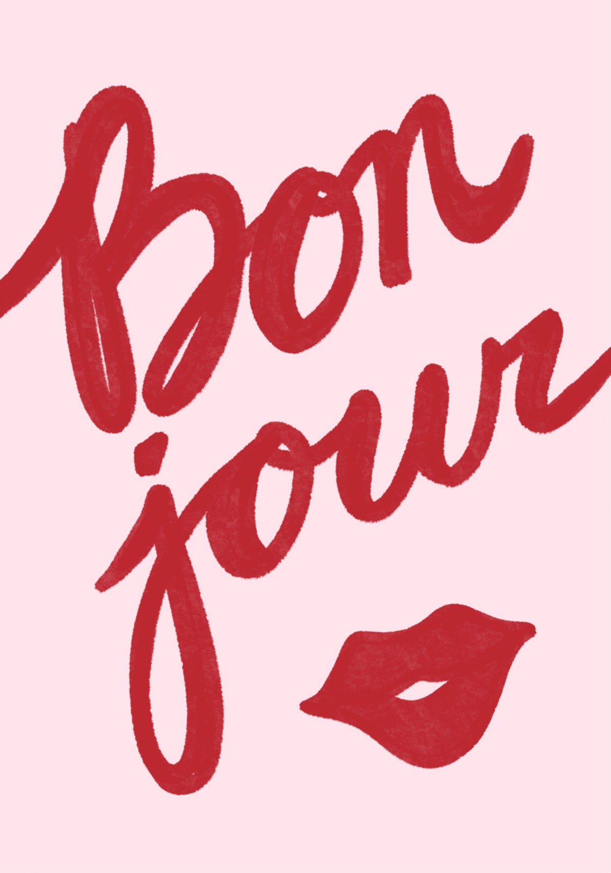 Bonjour-Kuss