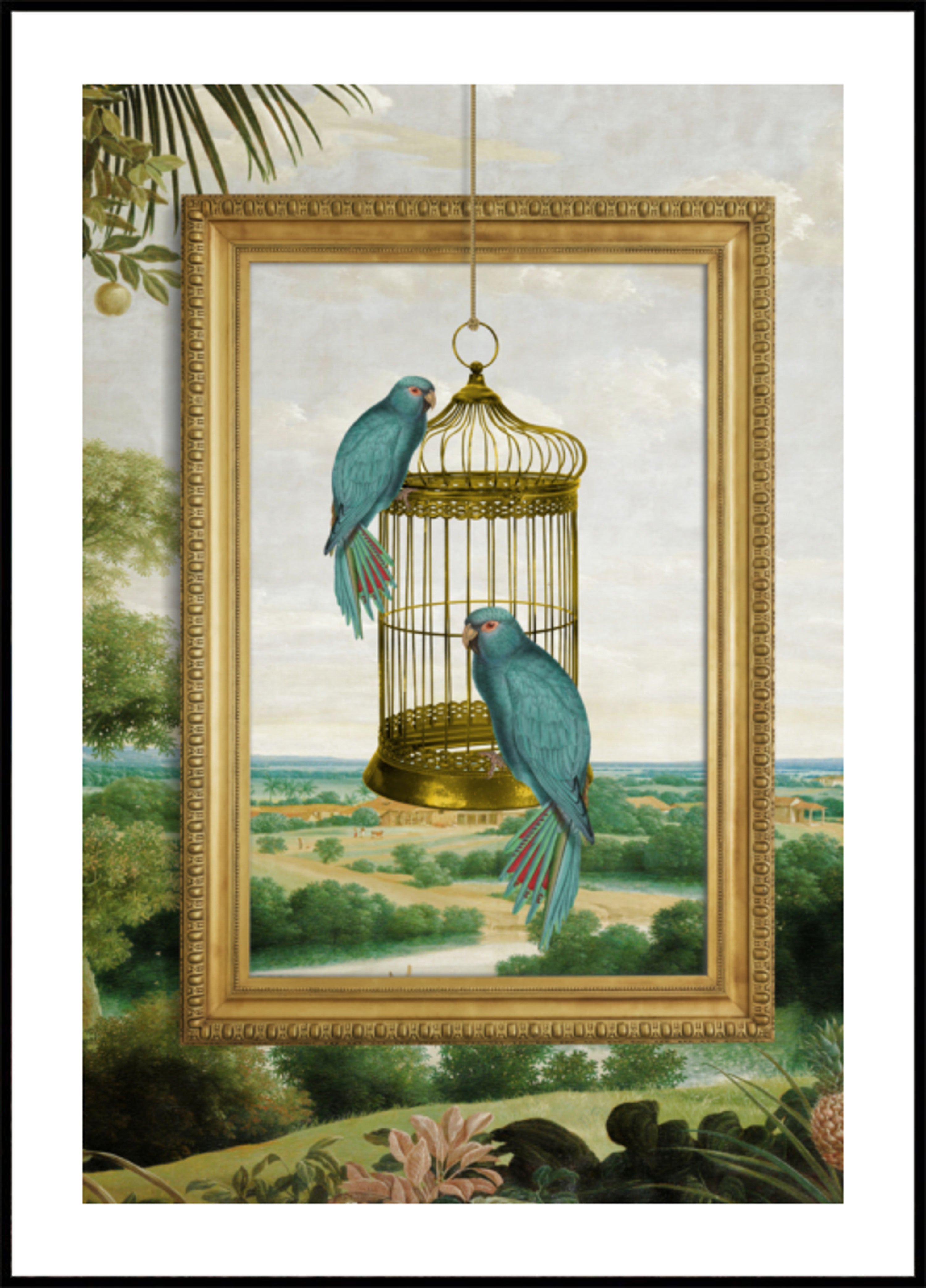 Der goldene Käfig des blauen Papageis