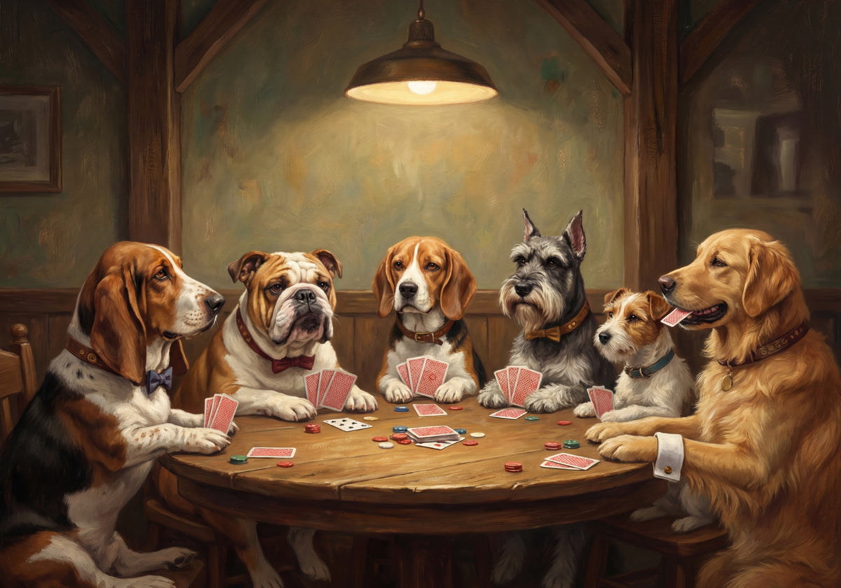 Dogs Playing Poker - Posterbox