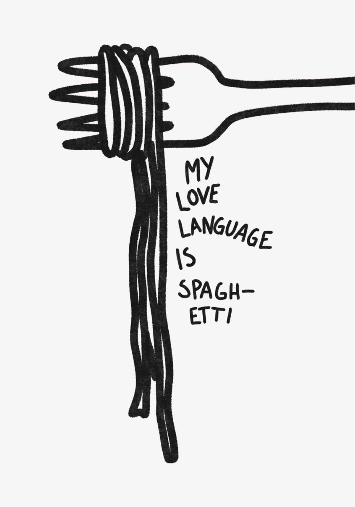 Spaghetti-Liebessprache