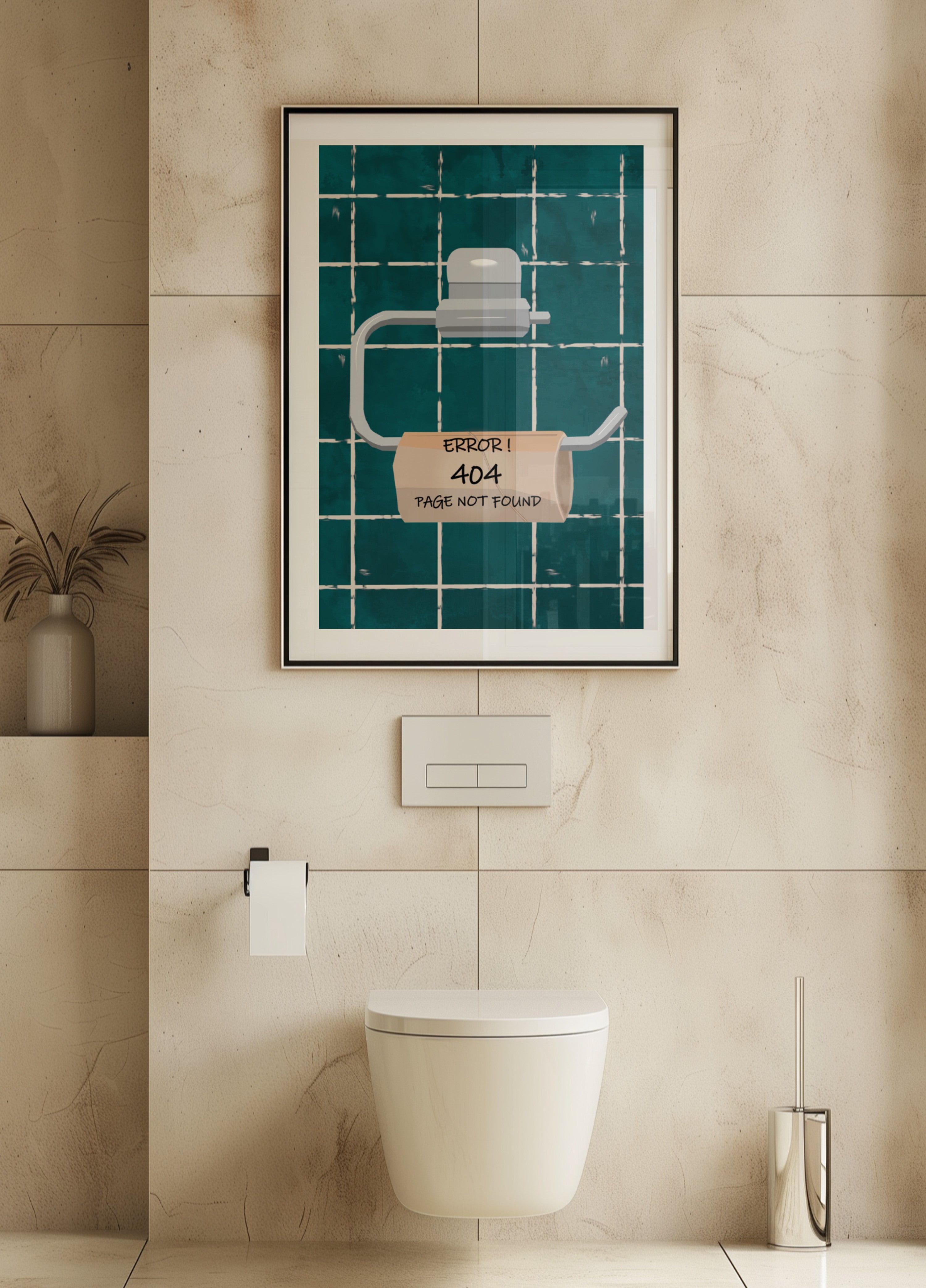 404 Toilet Paper Error - Posterbox