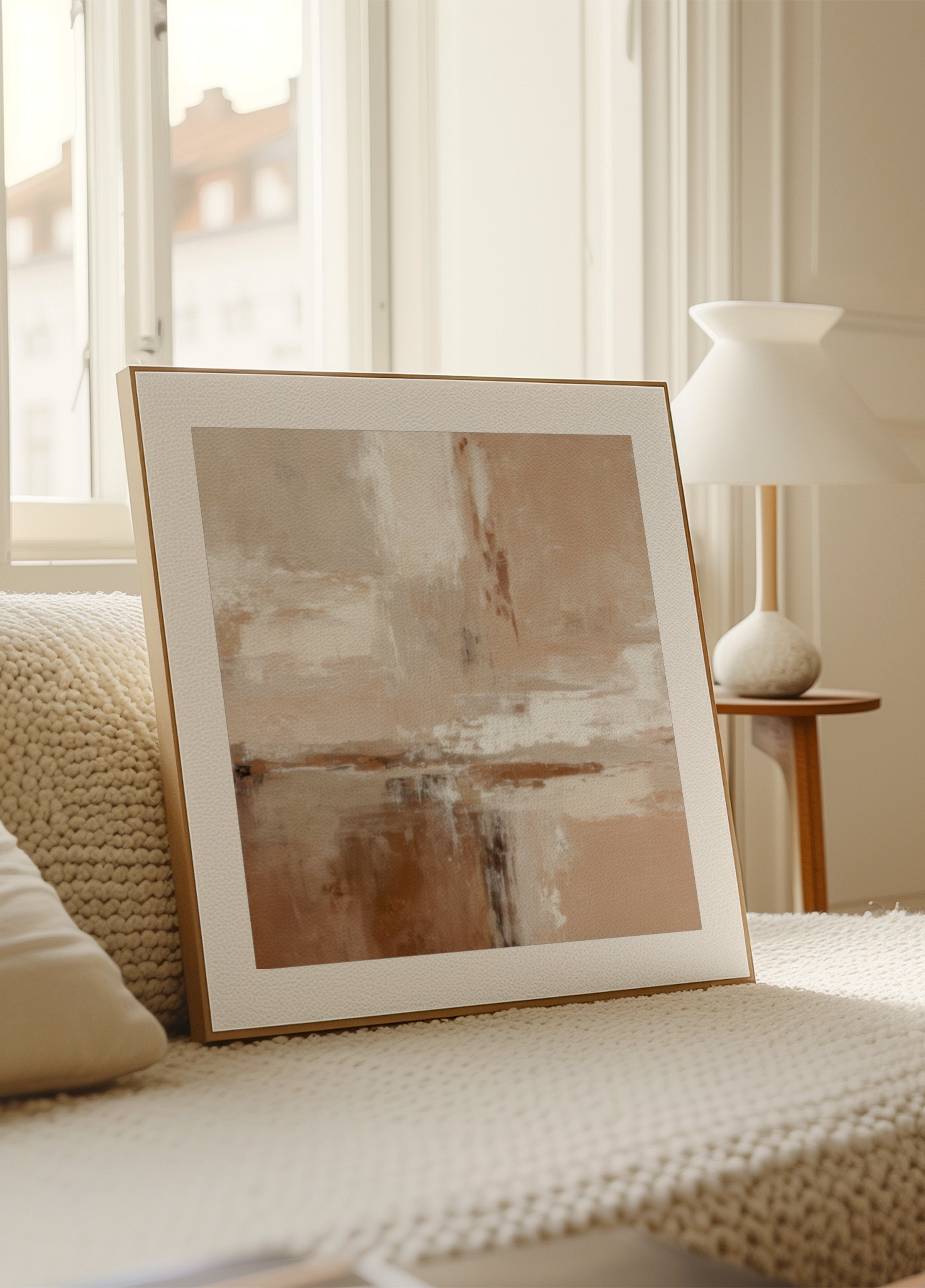 Earthy Abstract Layers - Posterbox