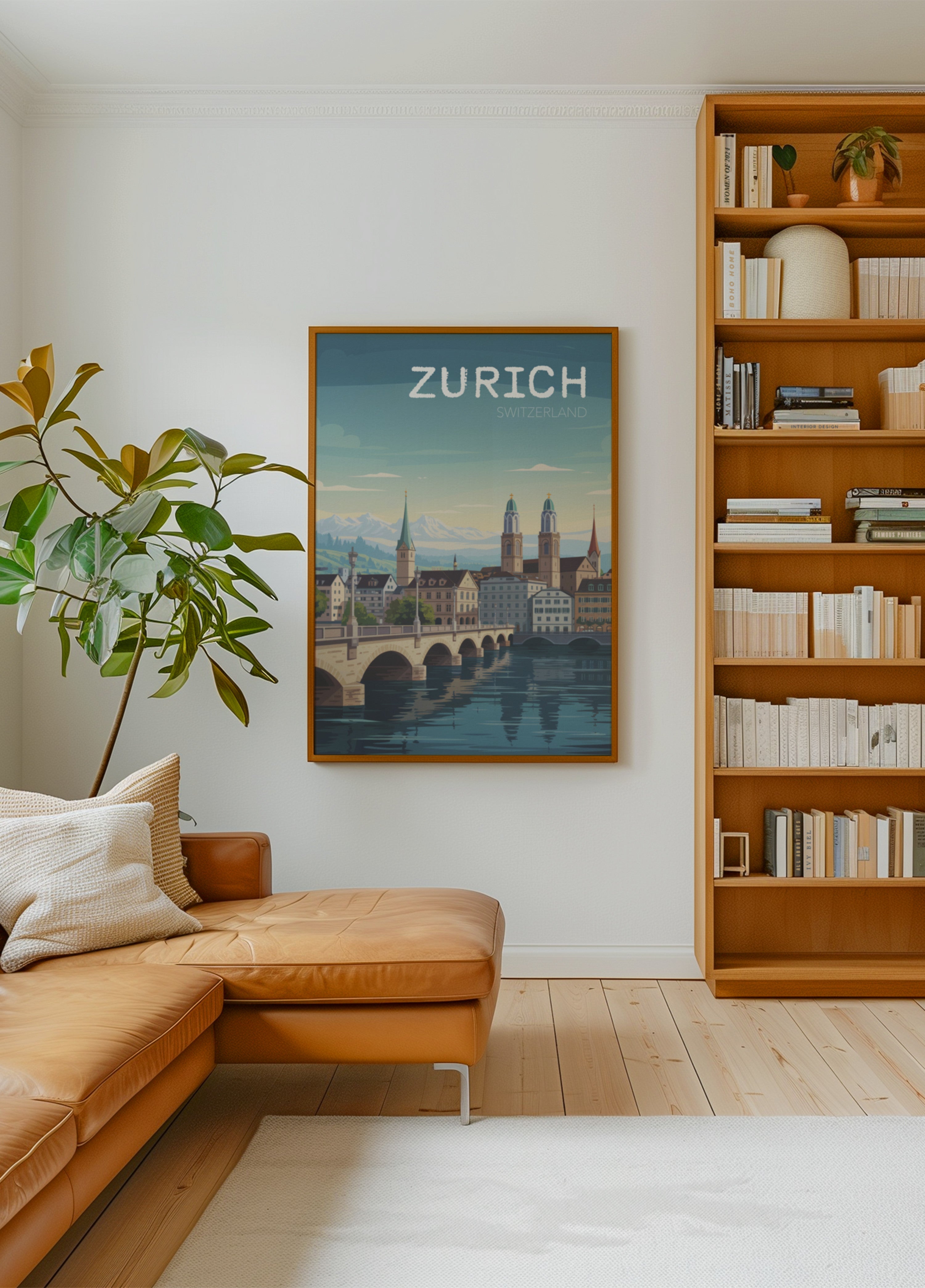 Zurich Switzerland Cityscape - Posterbox