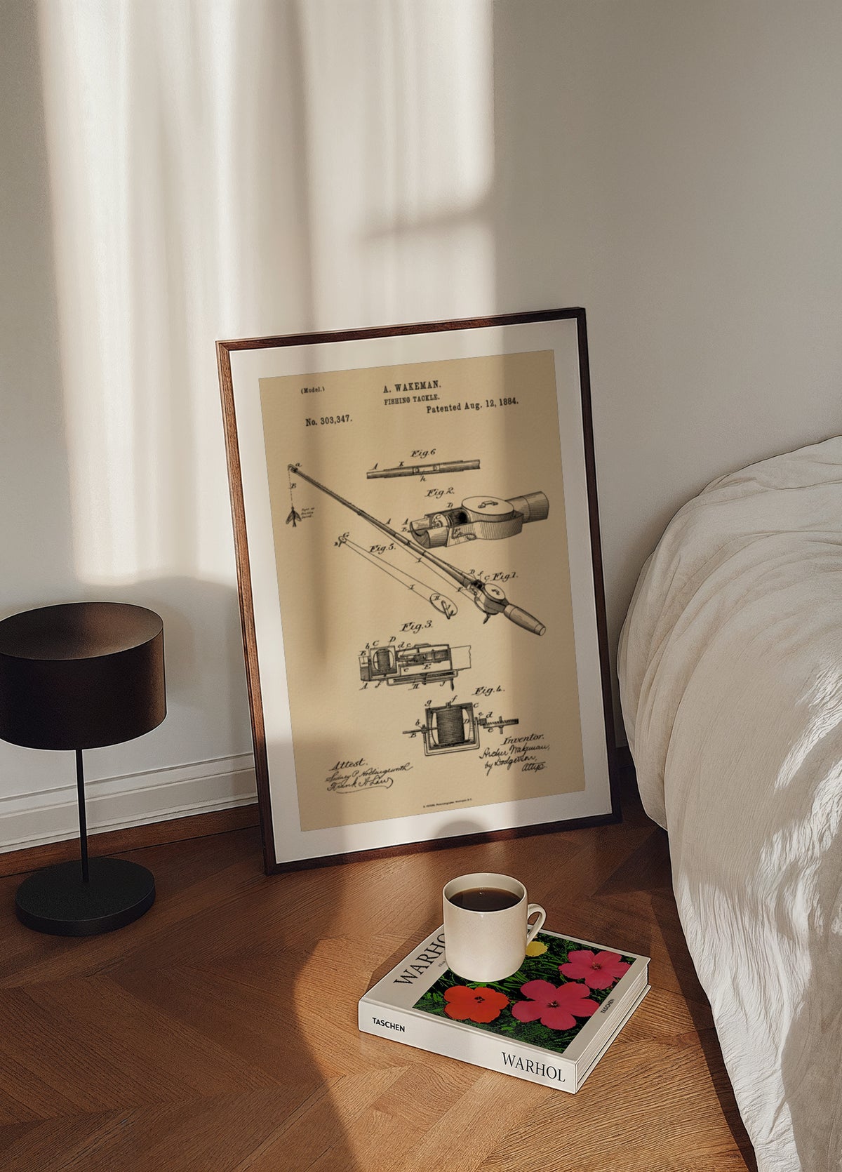 Vintage Fishing Tackle Patent - Posterbox
