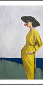 Elegant Woman Pink Bubble