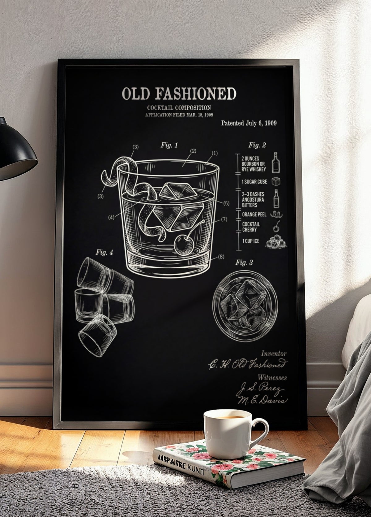 Altmodisches Cocktail-Patent