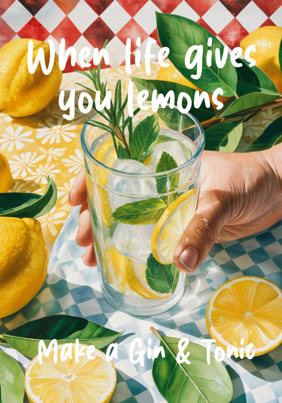 Wenn das Leben Ihnen Zitronen schenkt, machen Sie einen Gin & Tonic