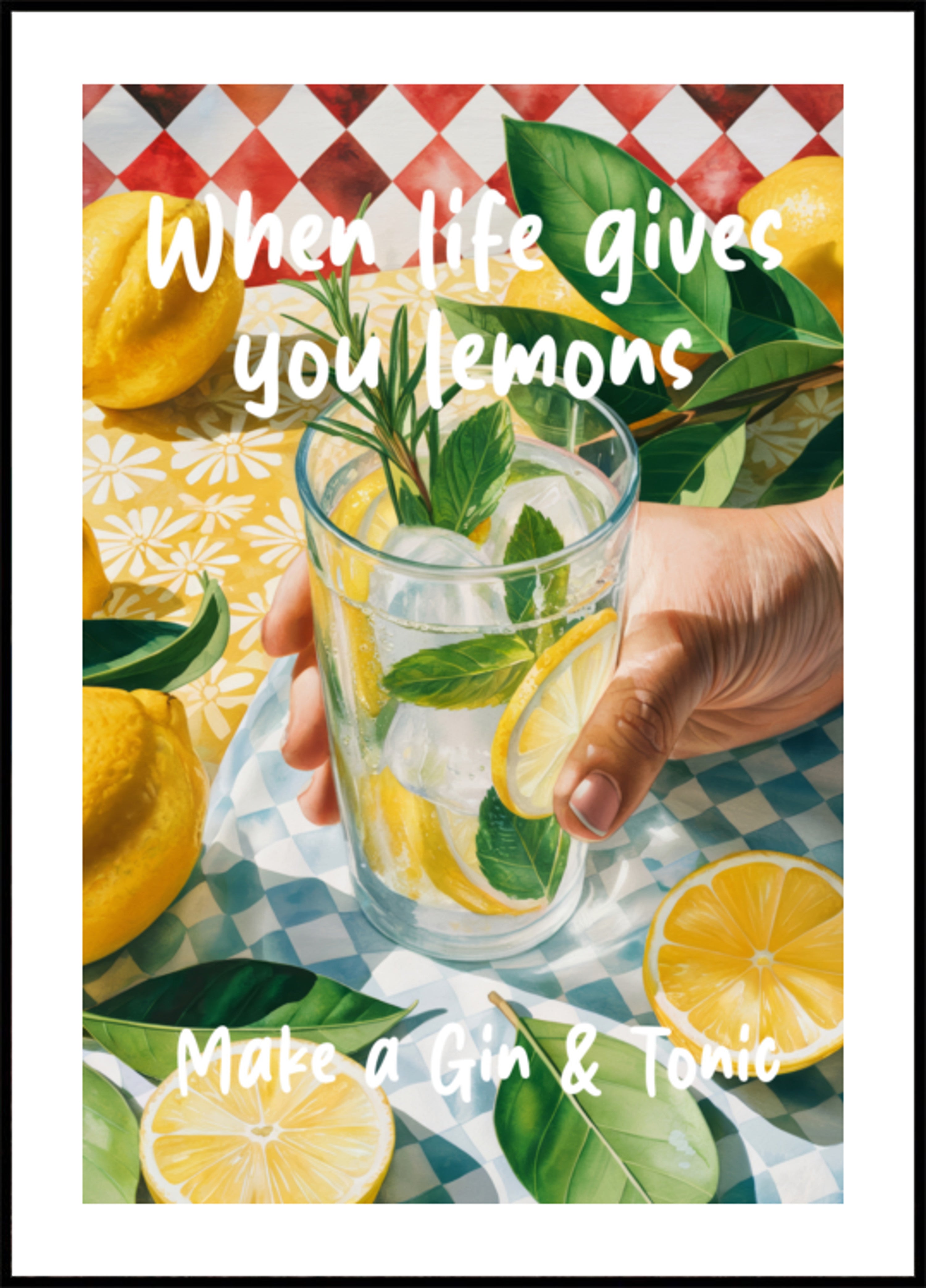 Wenn das Leben Ihnen Zitronen schenkt, machen Sie einen Gin & Tonic