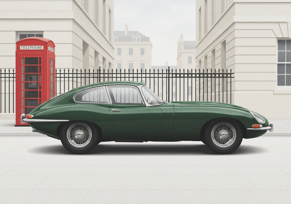 Ikonisches Londoner Oldtimer