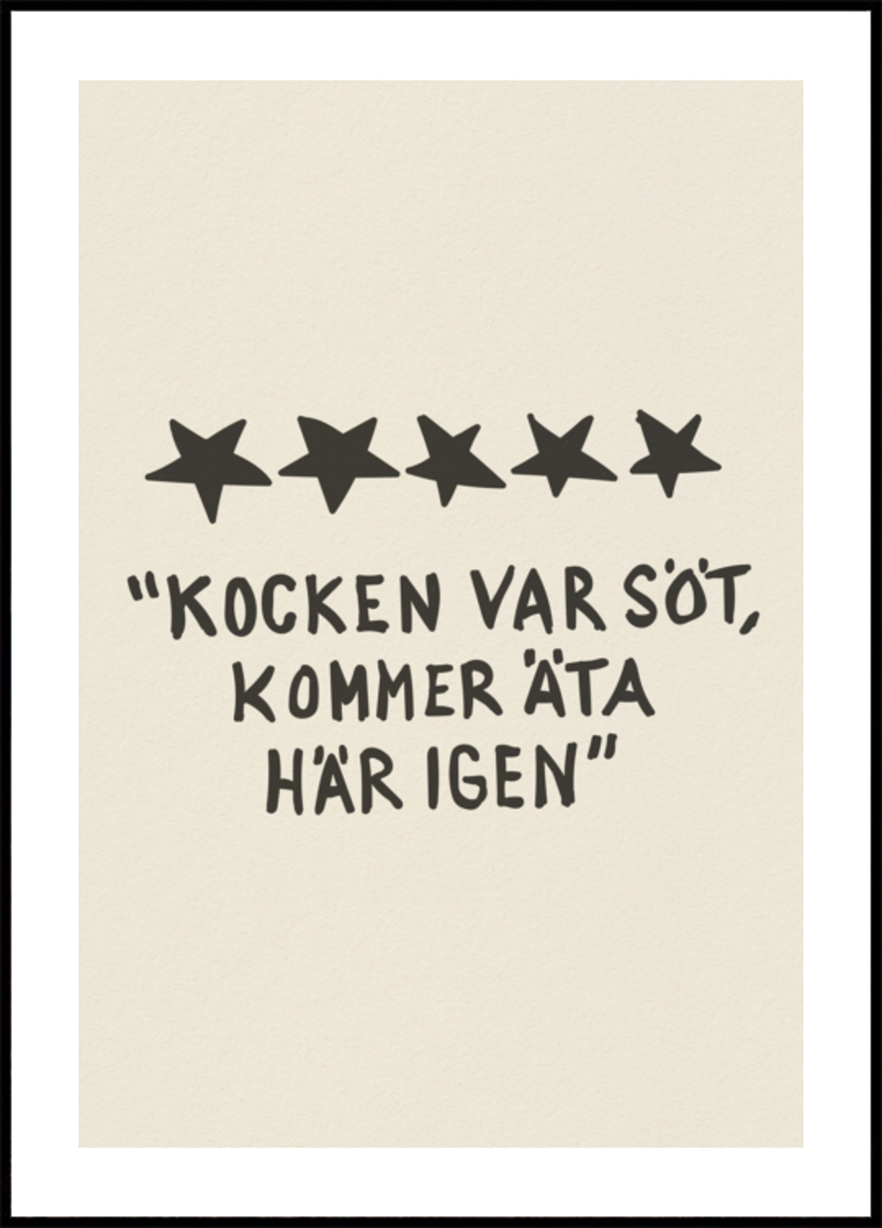 Fünf-Sterne-Bewertung von Cute Chef