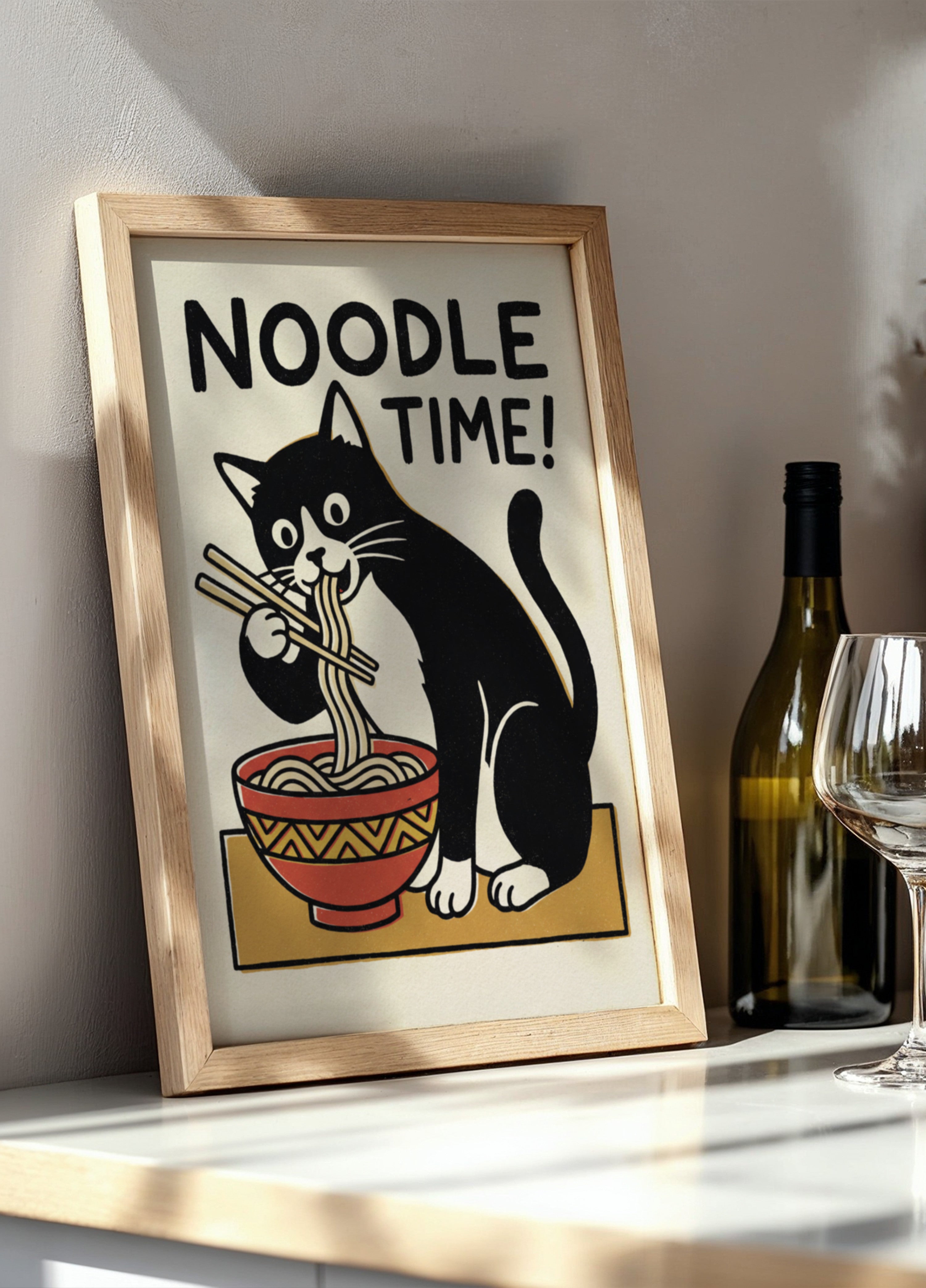 Nudelzeit-Katze