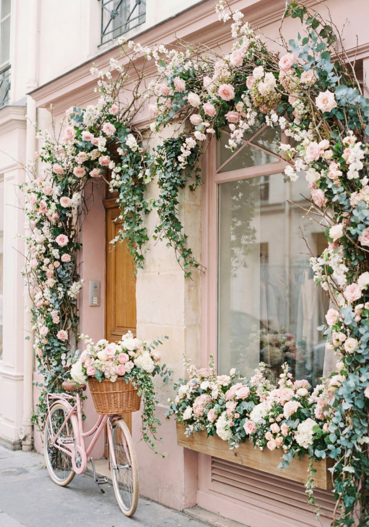 Parisian Flower Bicycle - Posterbox
