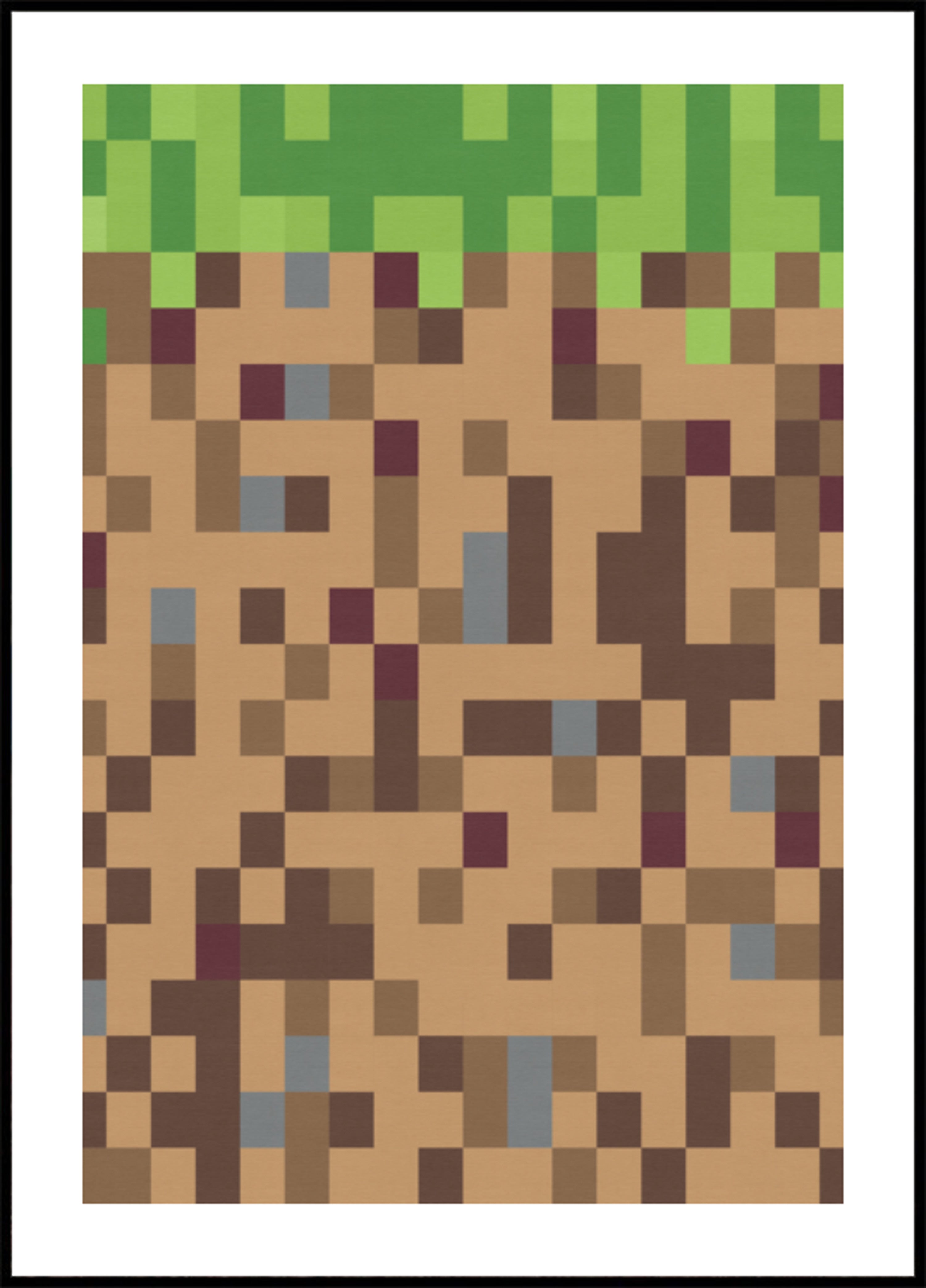 Pixelgrasblock