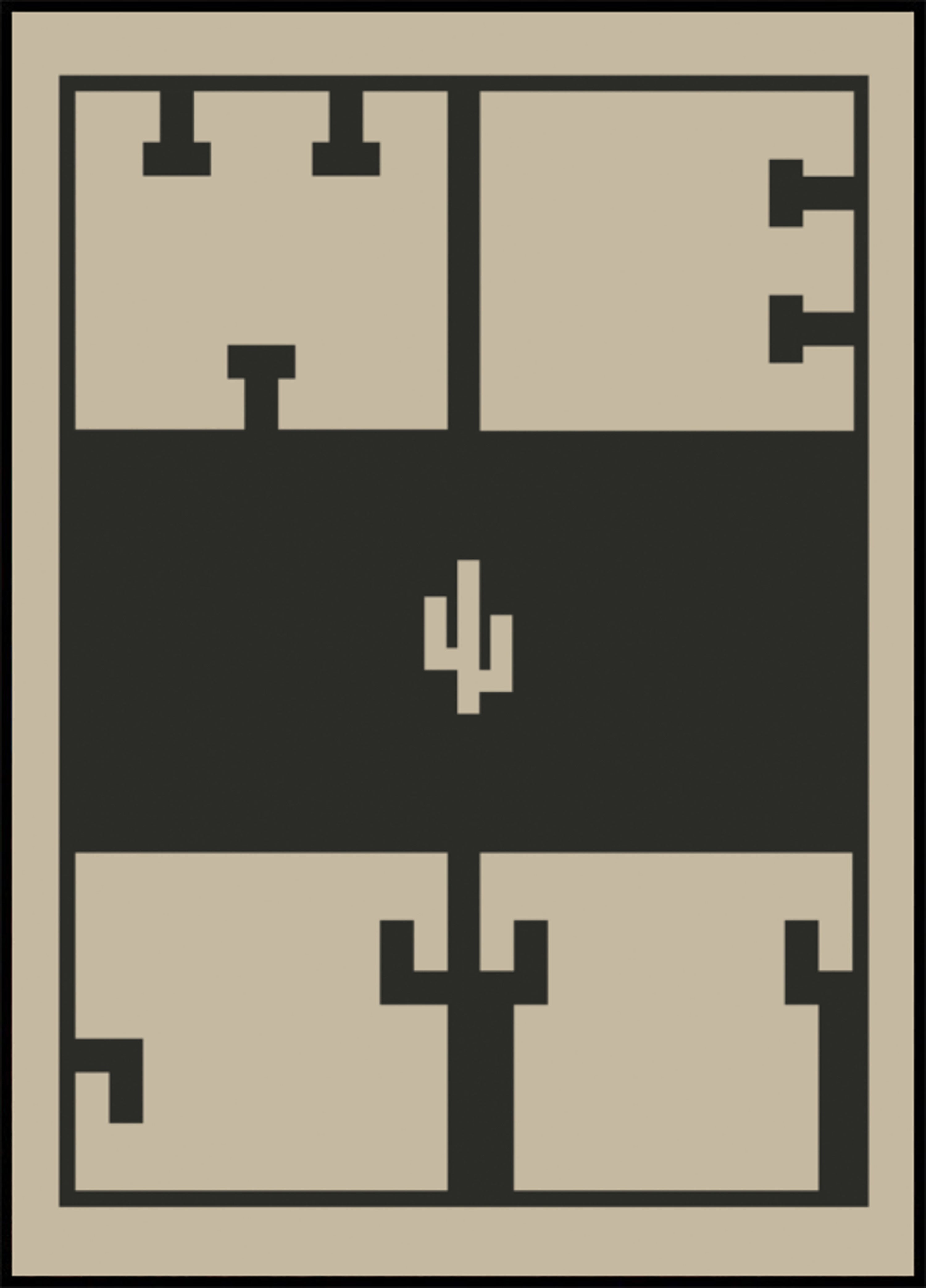 Retro-Pixel-Architektur