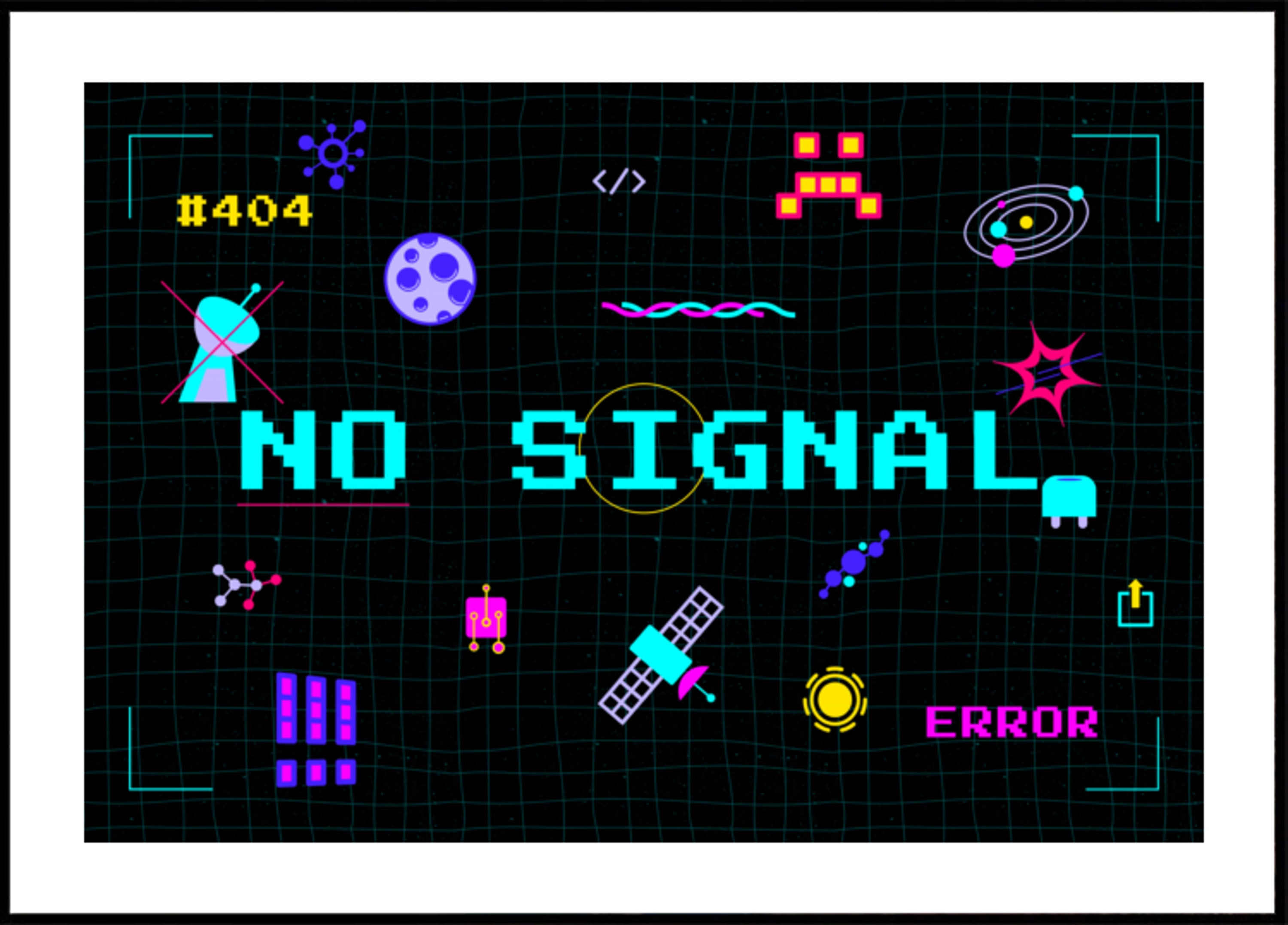 Retro-Pixel kein Signal