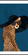 Chic Cheetah in Hat