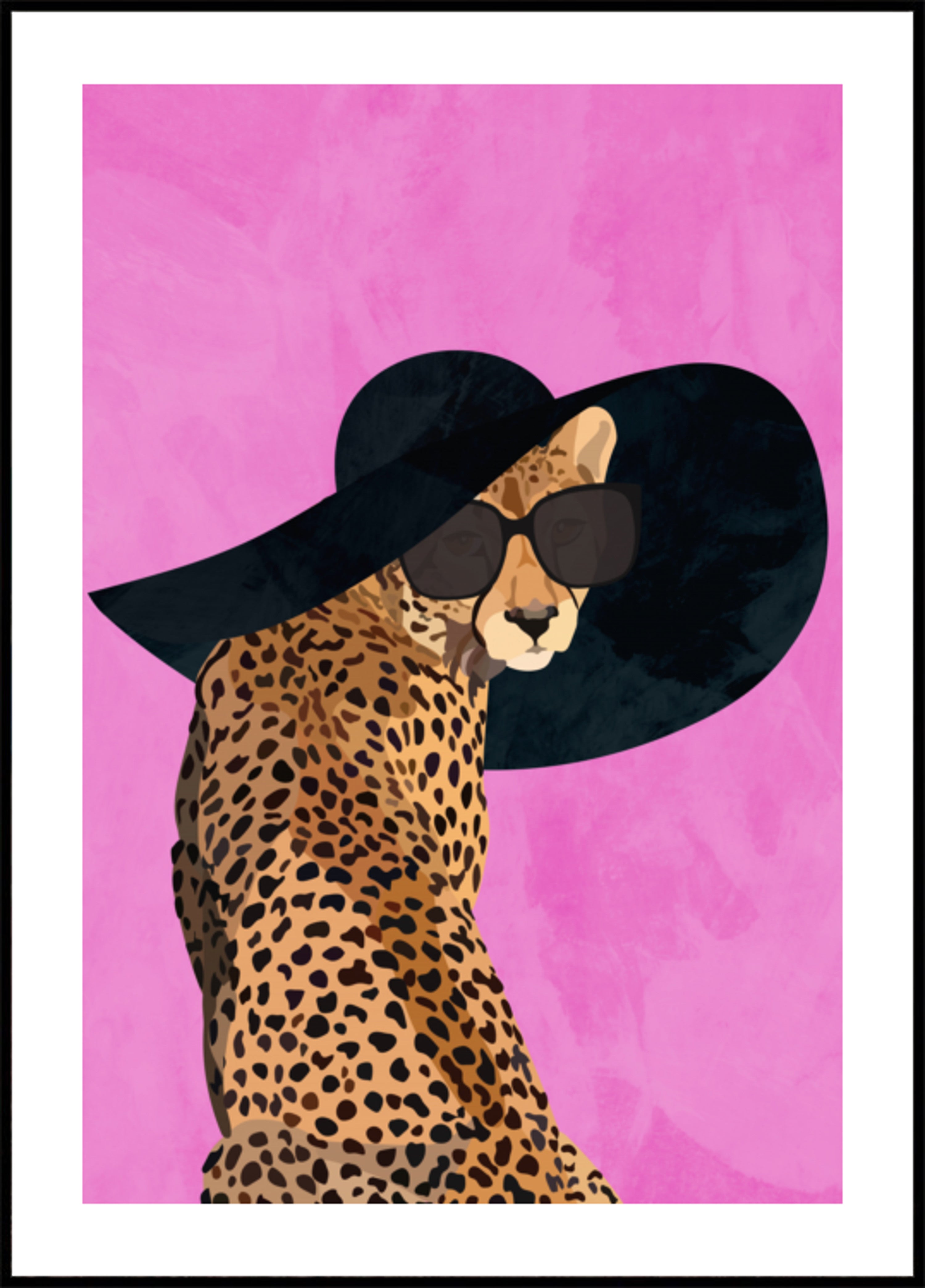 Schicke Cheetah-Sonnenbrille