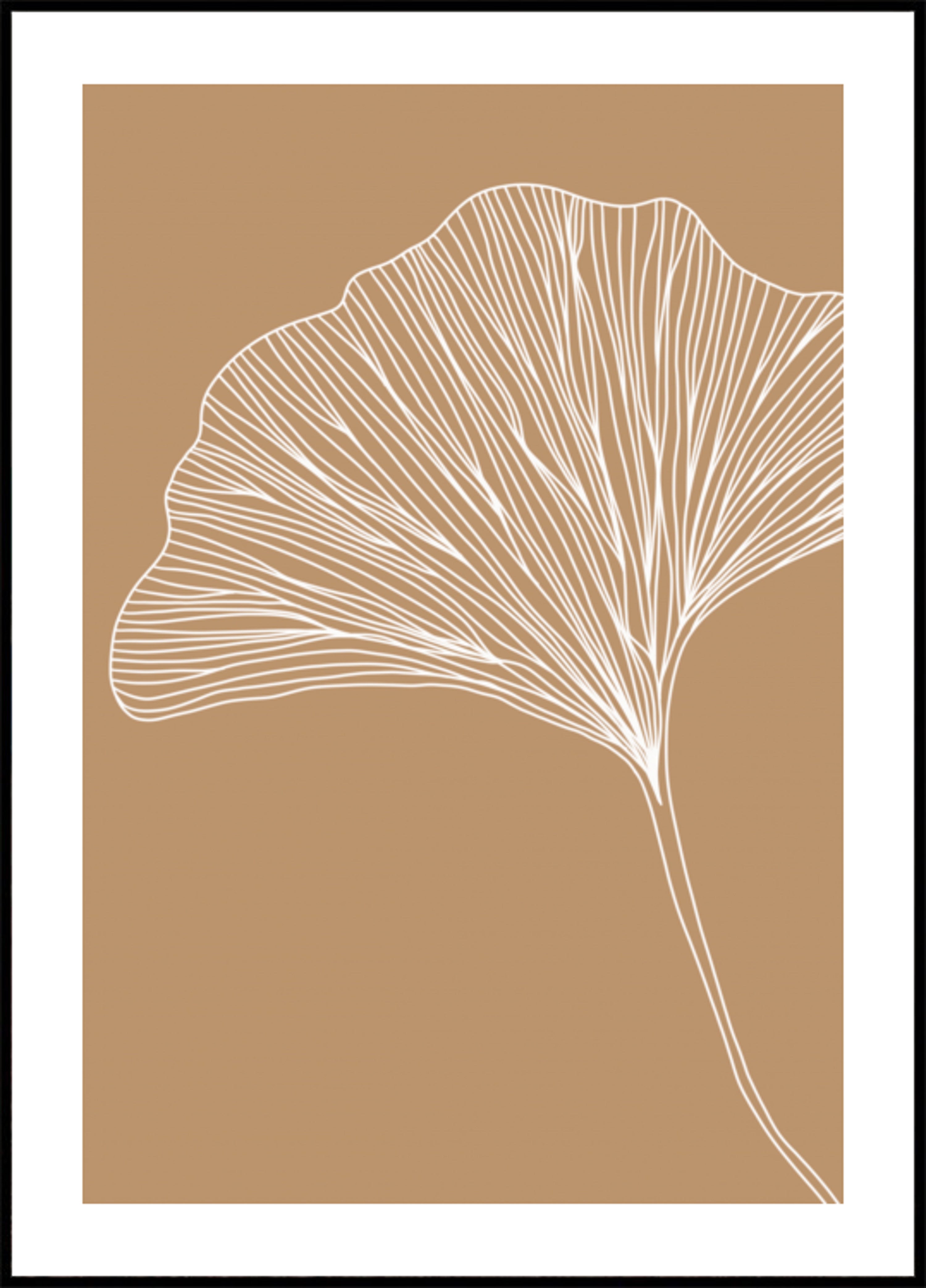 Elegantes Ginkgoblatt