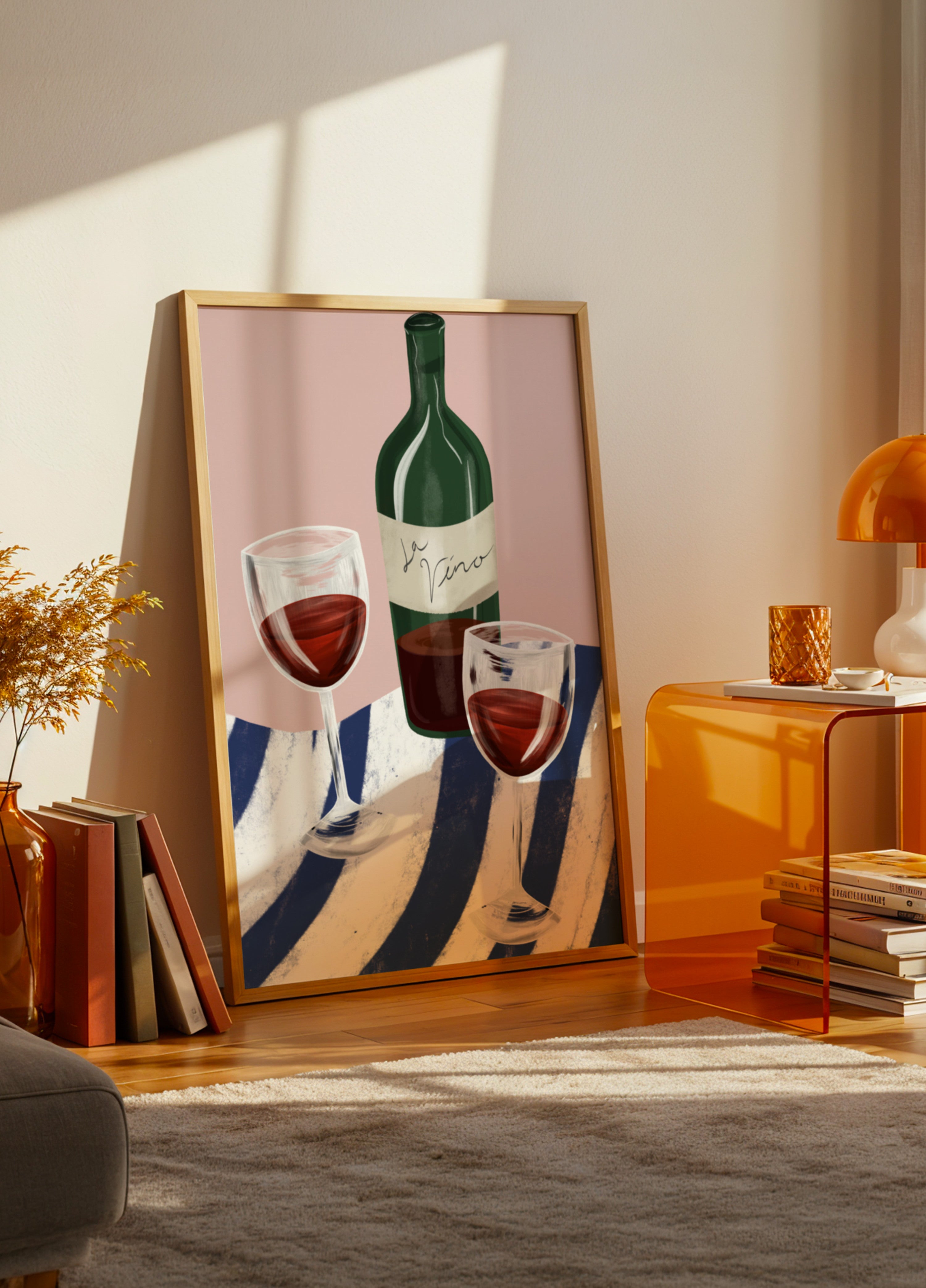Rotwein-Stillleben