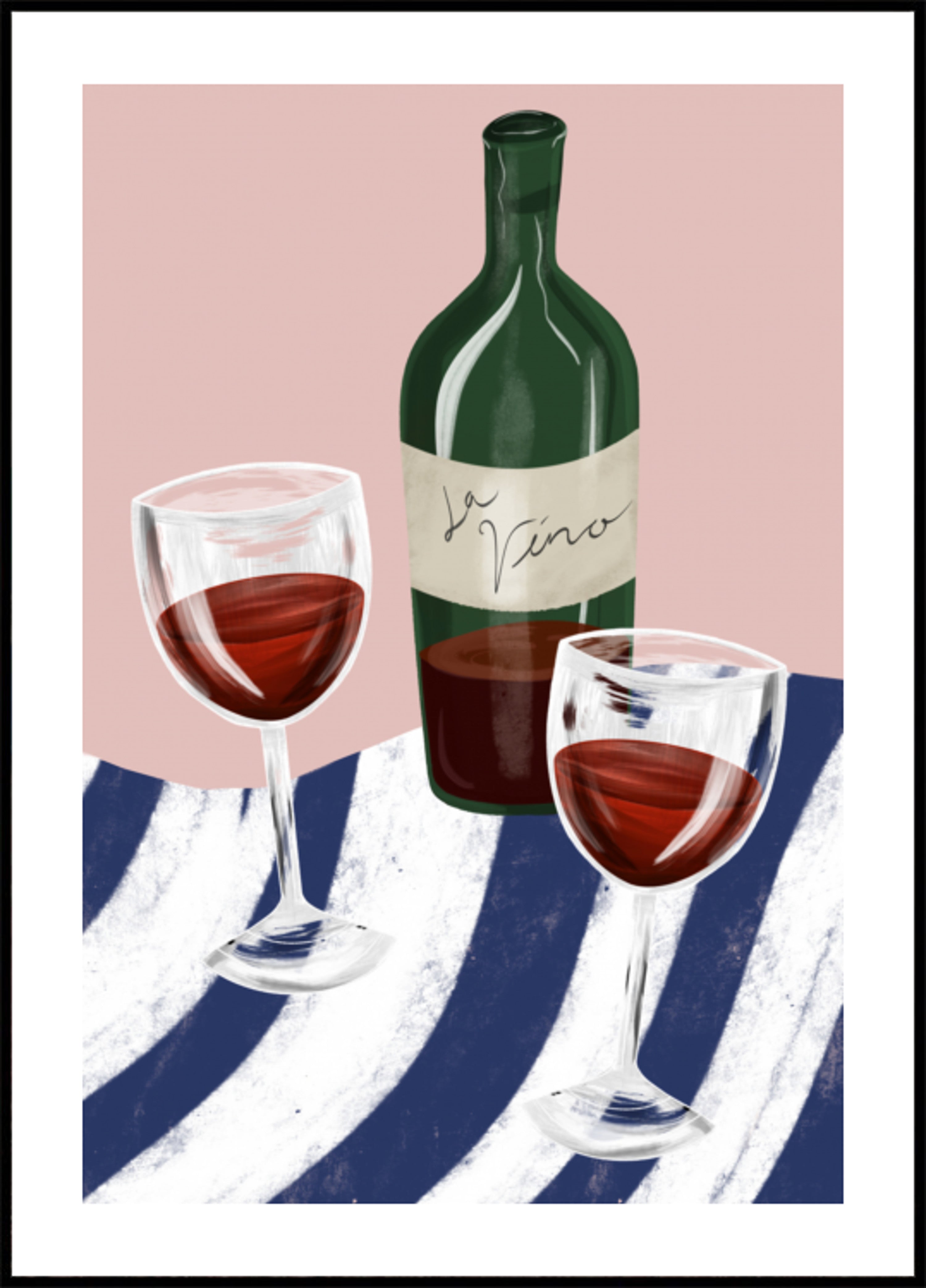 Rotwein-Stillleben