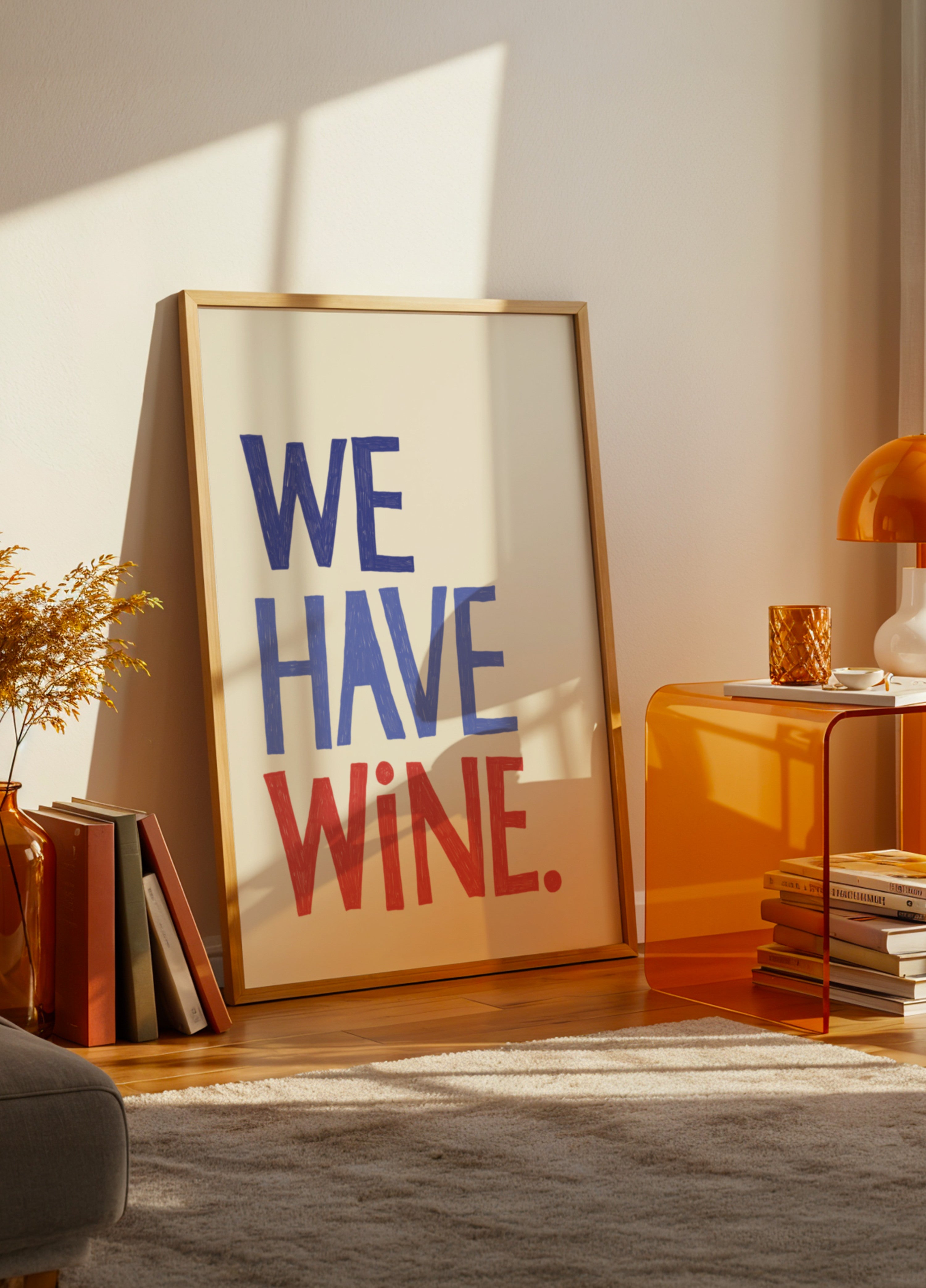 Wir haben eine Weinbotschaft