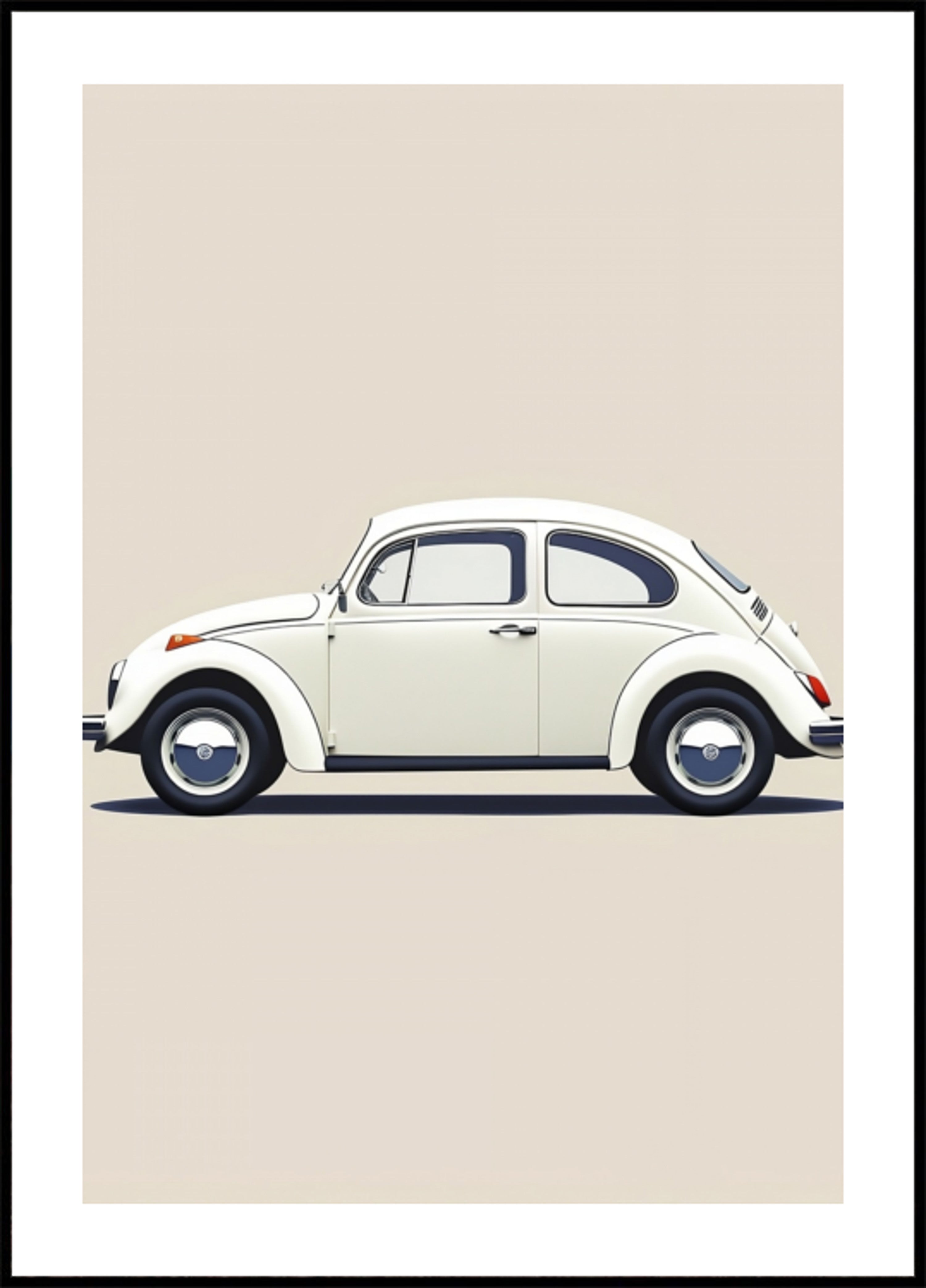Klassisches weißes Auto