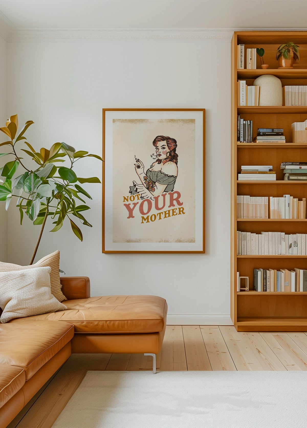 Nicht deine Mutter Rockabilly-Pinup mit frecher Einstellung