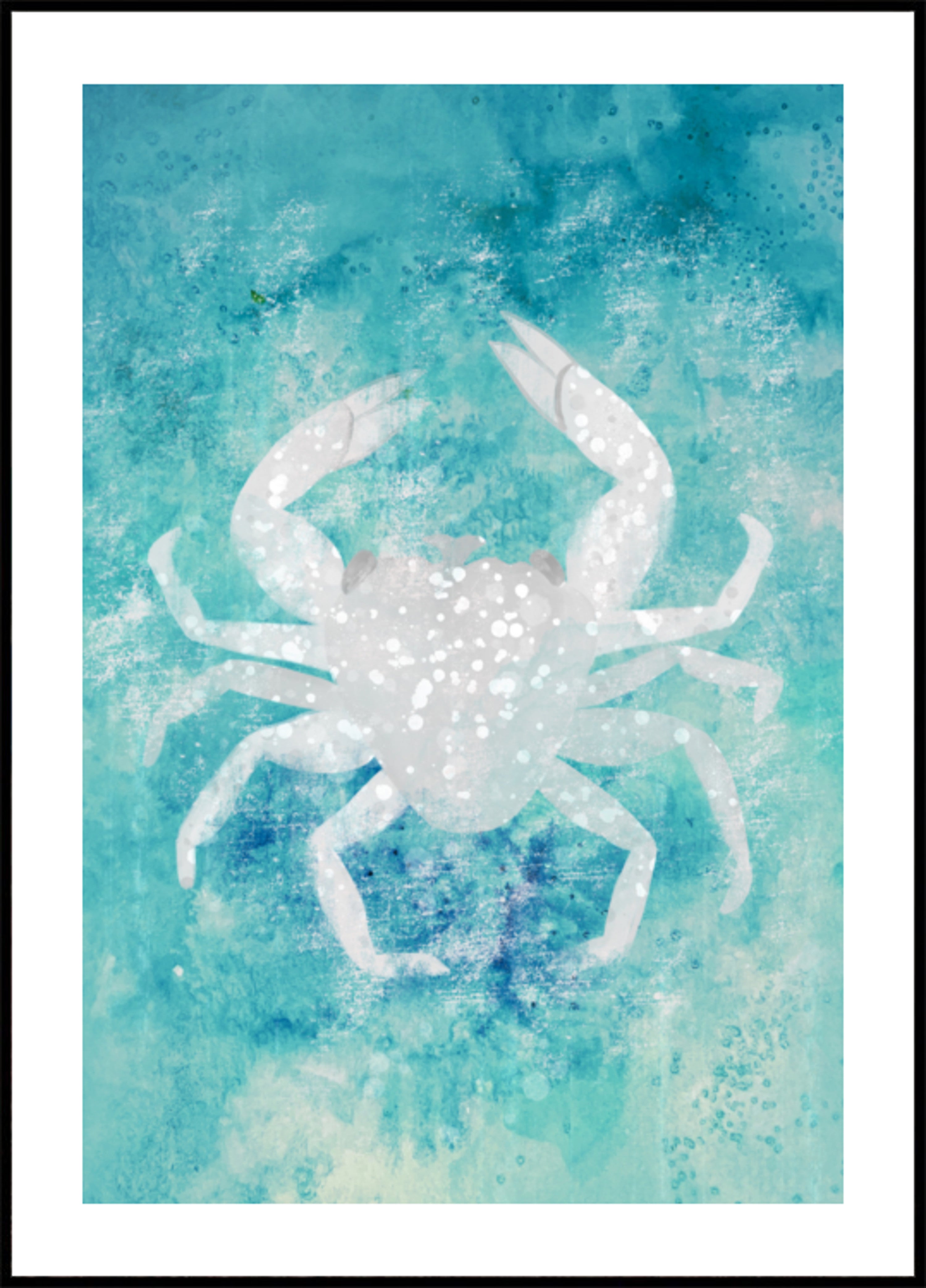 Ätherische blaue Krabbe