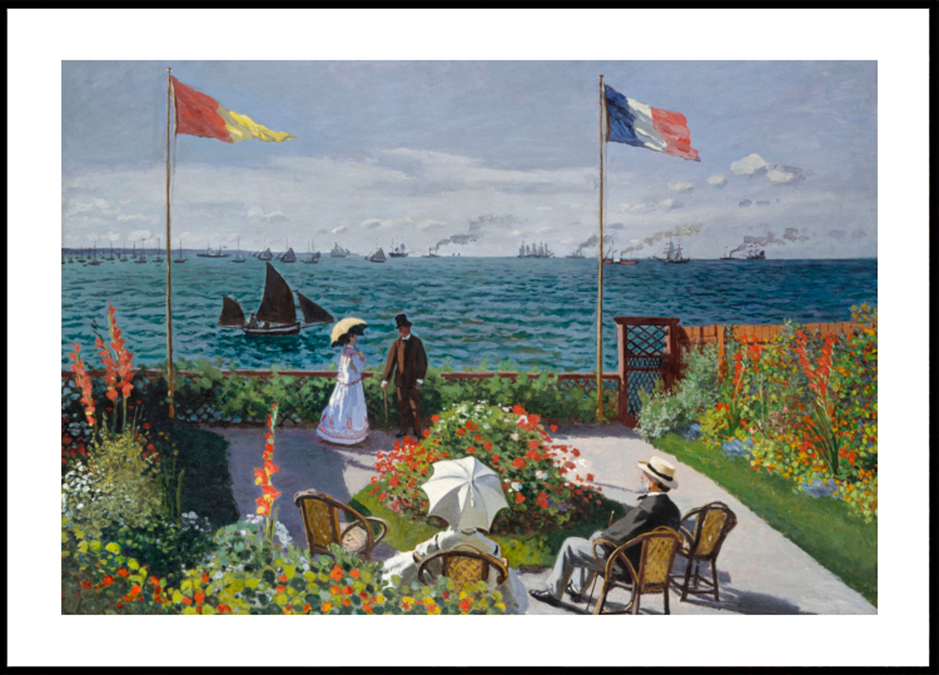 Garten in Sainte, Ansprache von Claude Monet
