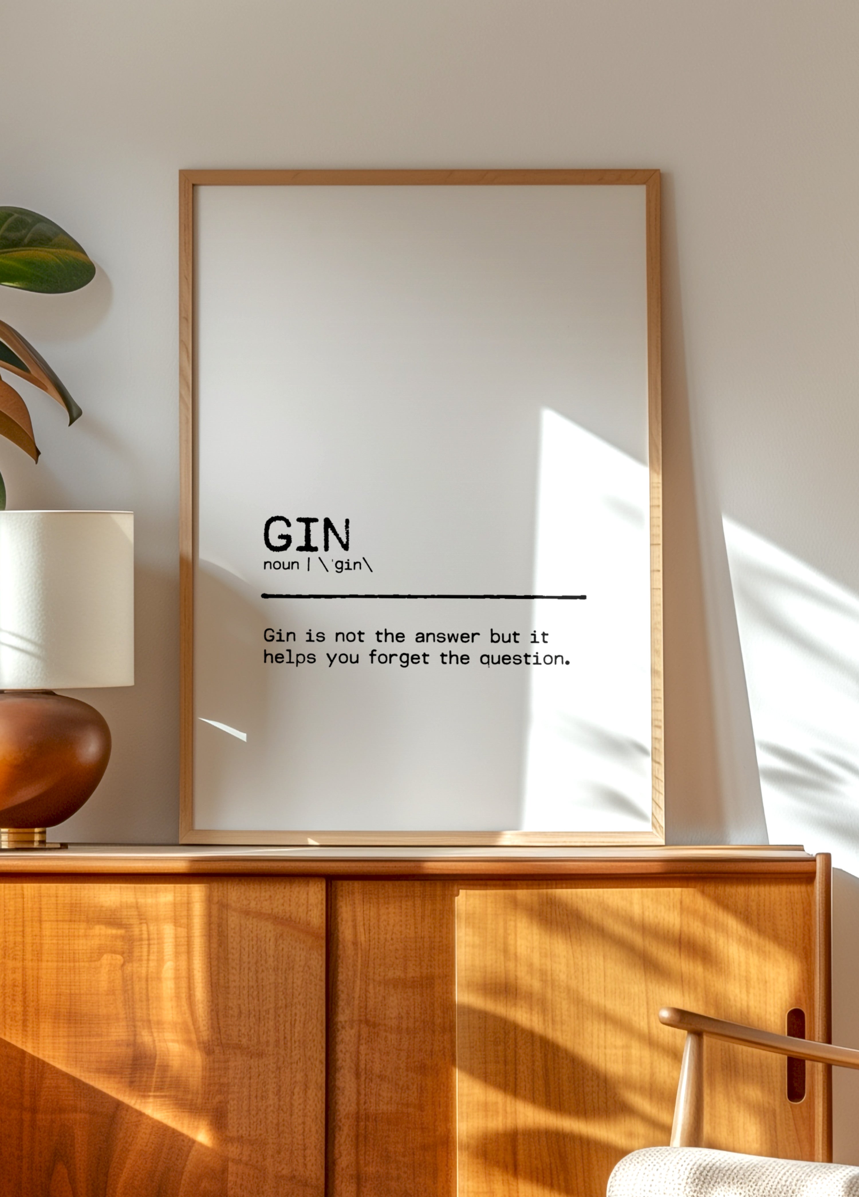 Witzige Gin-Definition
