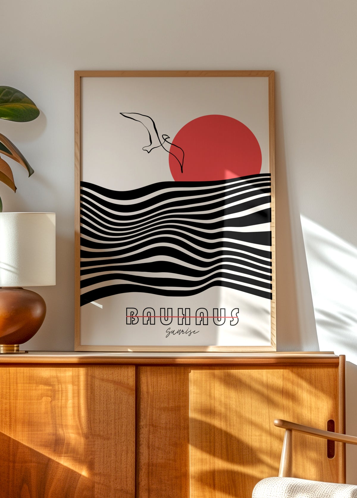 Bauhaus Sonnenaufgang Ozean