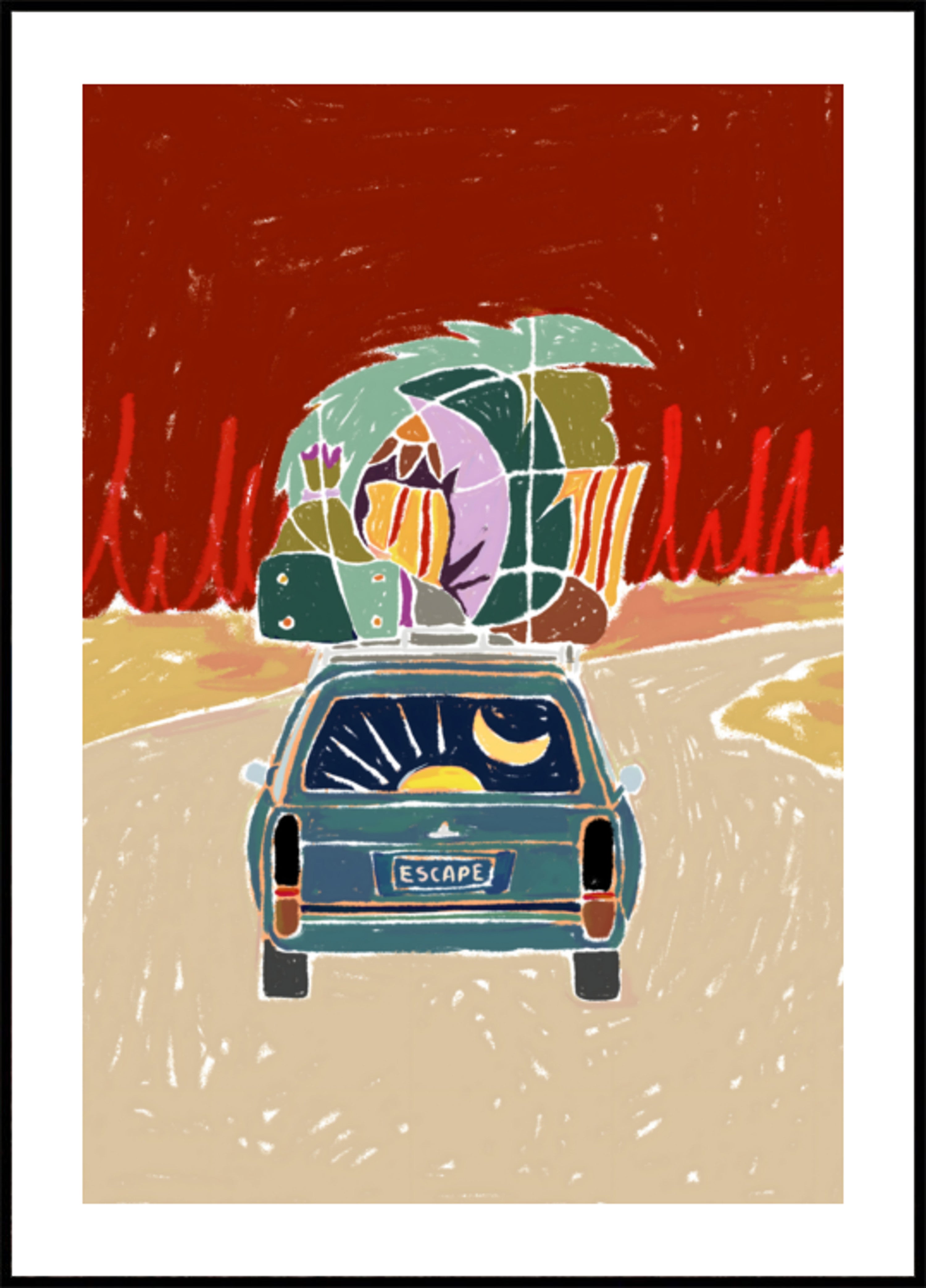 Flucht-Roadtrip