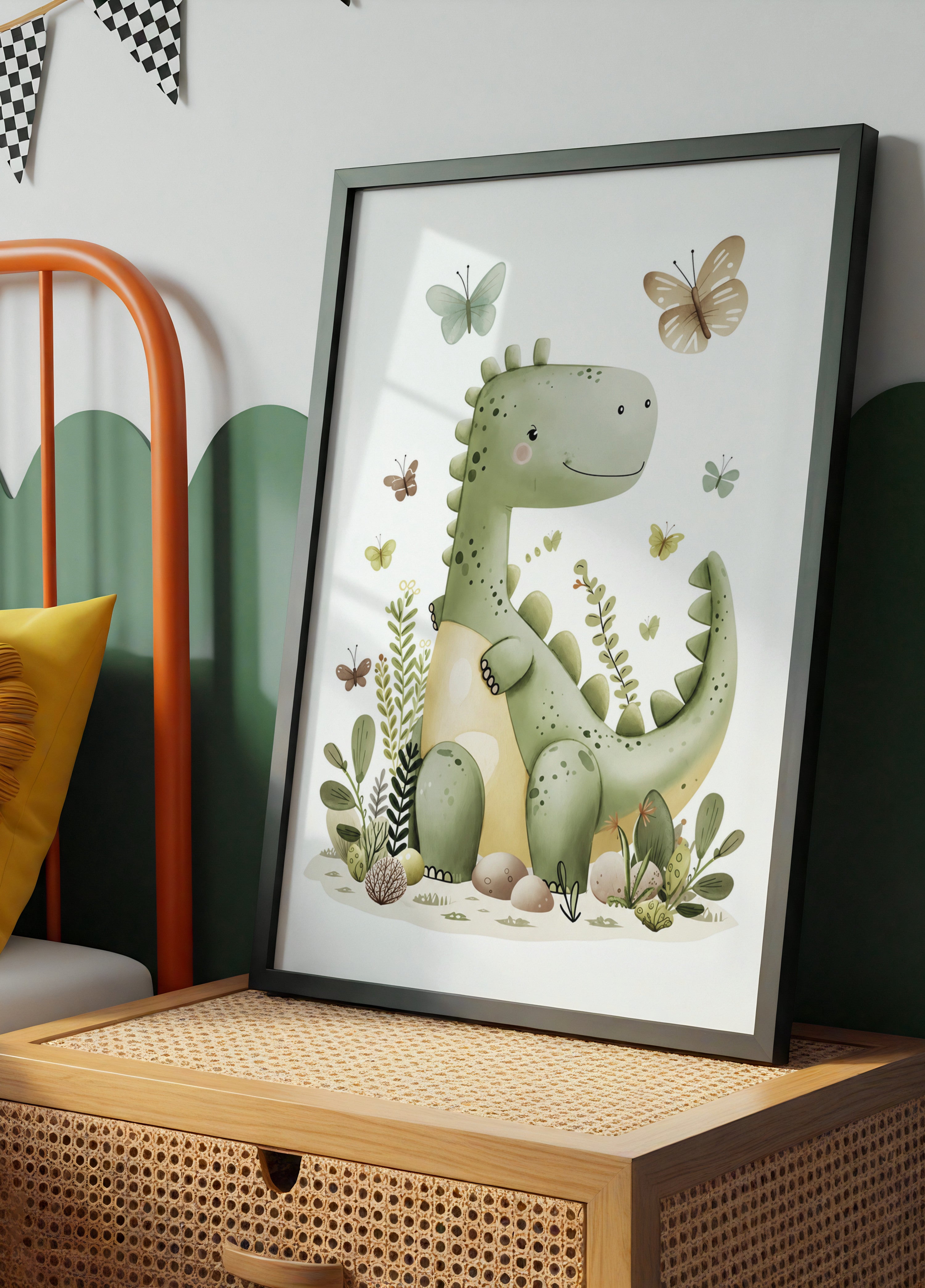Cute Dinosaur Nursery - Posterbox