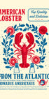 Lobster kitchen print Plakat - Posterbox