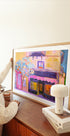 Vibrant Café Scene - Posterbox