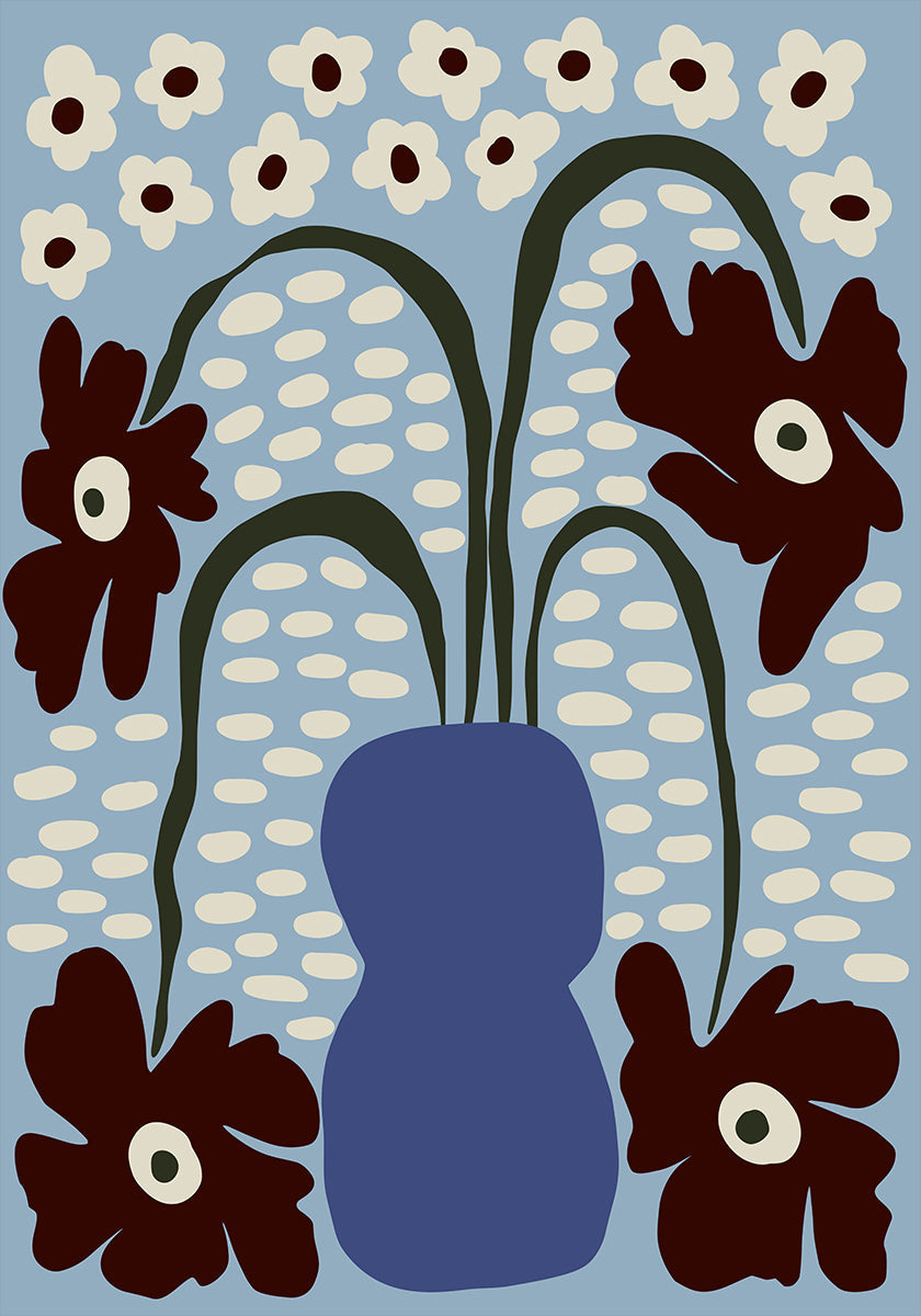 Dropping orange fern (NEW) - Posterbox