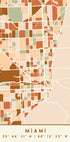 Black Maps Earth Tones 53 Plakat - Posterbox